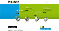 Desktop Screenshot of biz2byte.de